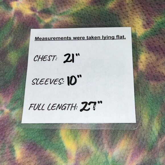 Aime Leon Dore ALD Tie Dye Leisure Shirt Mens Size Small Seersucker Multicolor - Picture 4 of 9